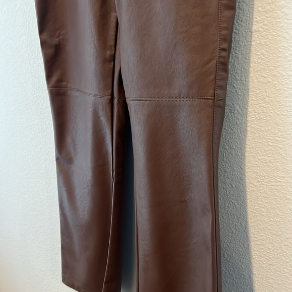 Free People Brown Sasha Cropped Vegan Pants - Picture 7 of 12